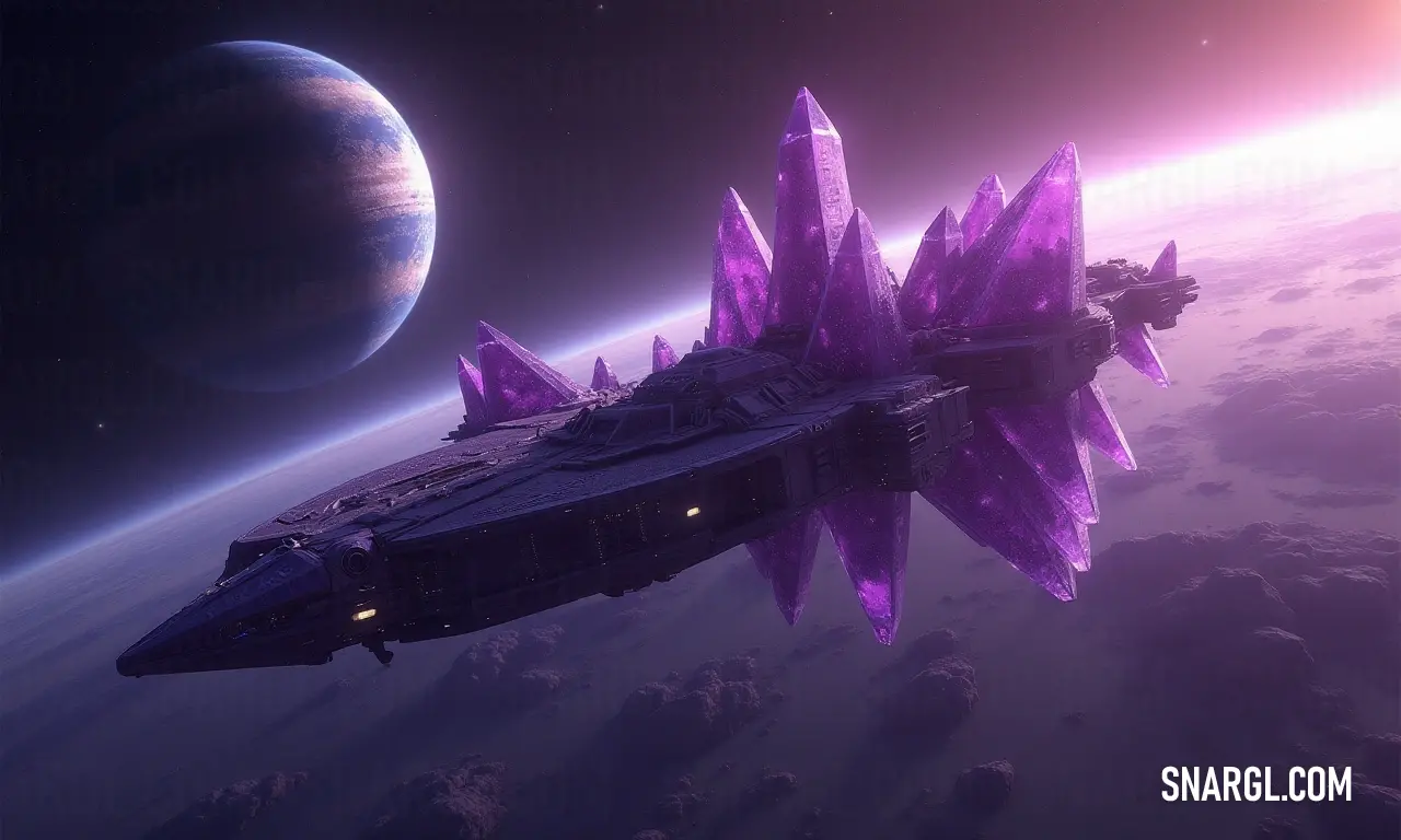 A sleek spaceship navigates the starry expanse near a distant planet and moon, symbolizing humanity's quest for exploration and adventure. A futuristic spaceship glides gracefully through the cosmos, set against a backdrop of a distant planet and a shimmering moon, evoking dreams of interstellar exploration and adventure among the stars.