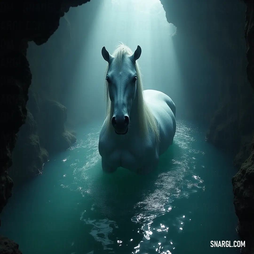 Annan: Floating in Serenity's Embrace An ethereal shot of Annan floating serenely in tranquil waters, surrounded by soft light that highlights its graceful figure, casting a magical ambiance that evokes peace and introspection.