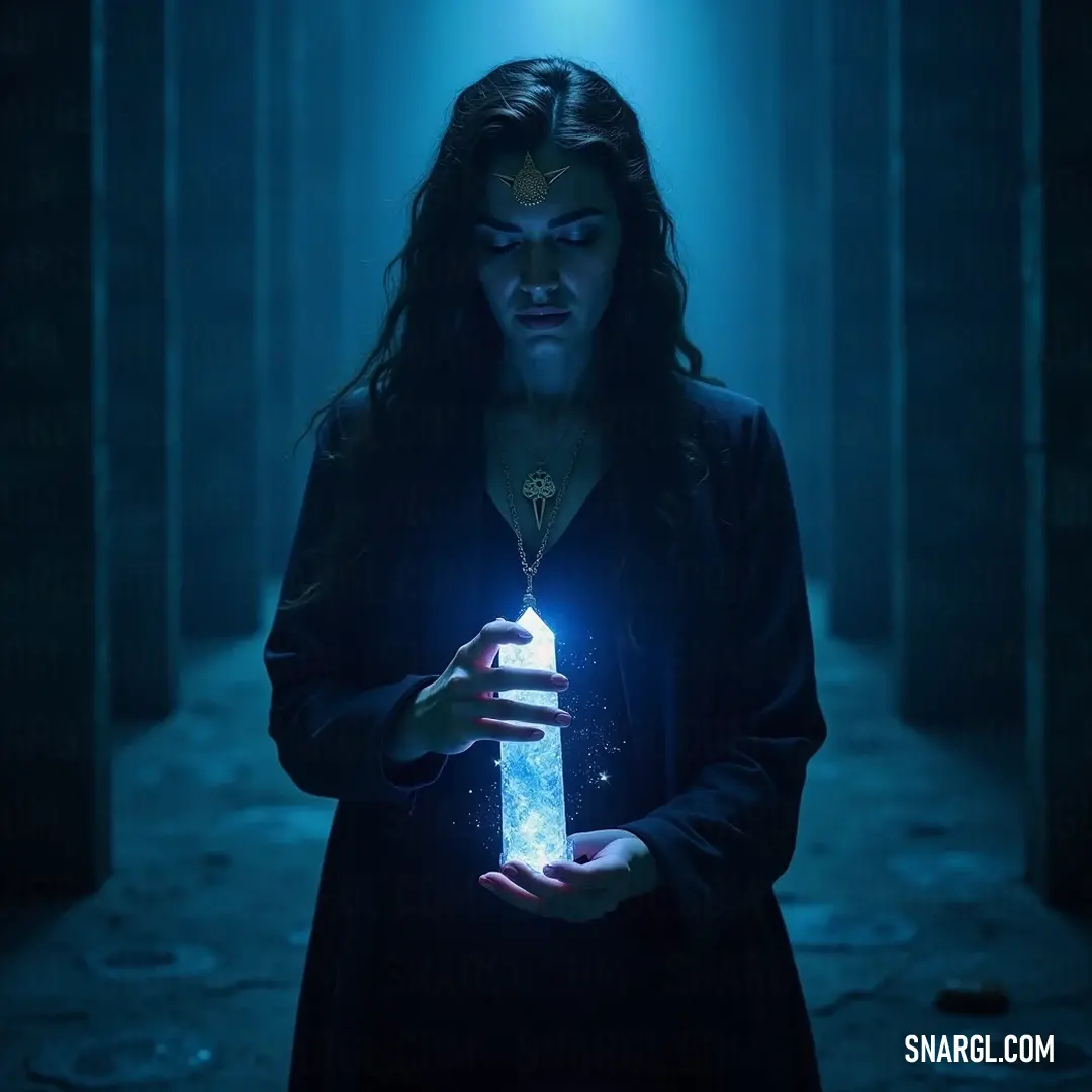 An astral priestess holds a glowing bottle, illuminating the shadows of a mystical room, embodying ancient magic and ethereal beauty. An astral priestess stands in a shadowy chamber, gripping a glowing bottle that casts a gentle light on her enchanted features, revealing a world of magic, mystery, and otherworldly illumination that brings life to the darkness.