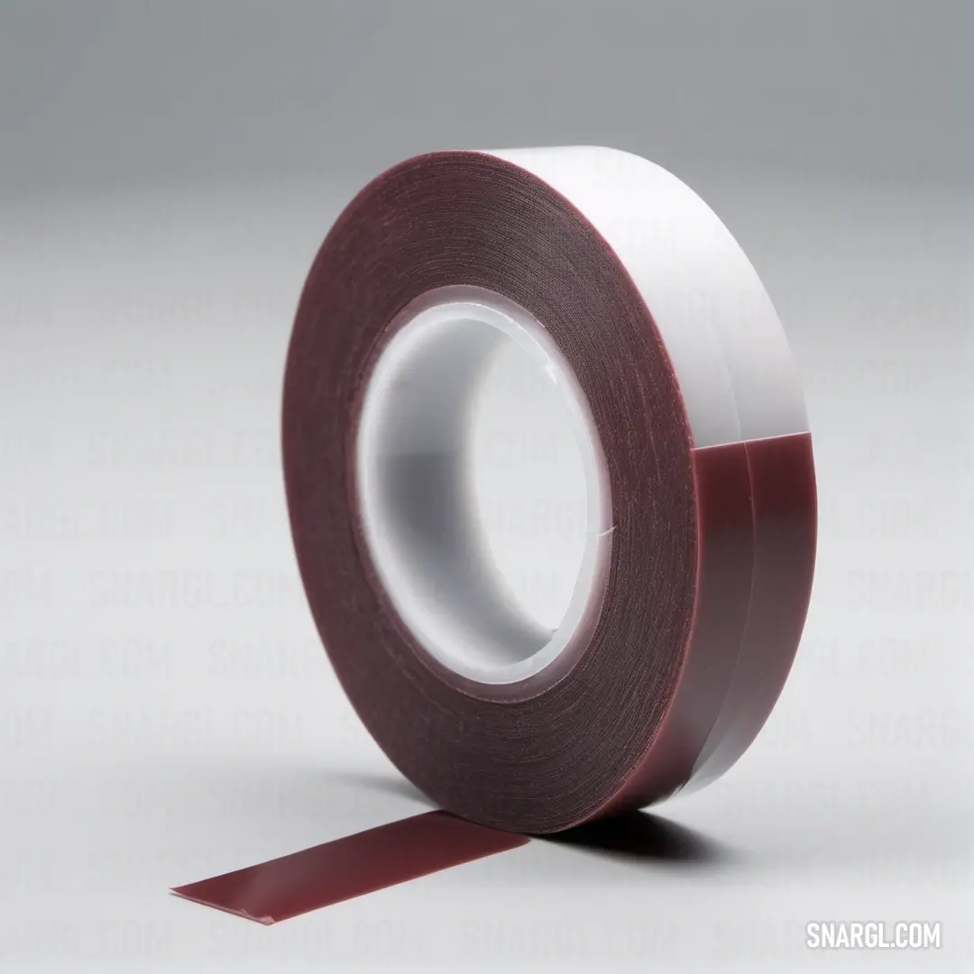 A simple yet striking image of a roll of red tape with a crisp white edge on a clean white background. The contrast of the bright red and pure white creates a modern, minimalist visual statement.