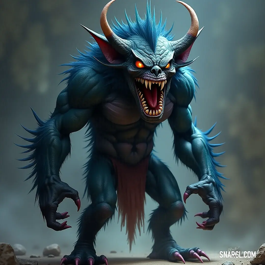 Bolt's imposing presence with a gaping mouth and sharp teeth captivates the viewer, blending intrigue with a hint of danger in the wilderness. In a striking depiction, a fierce Bolt showcases its large mouth filled with sharp teeth, radiating an intense energy in a moment that captivates and unnerves.