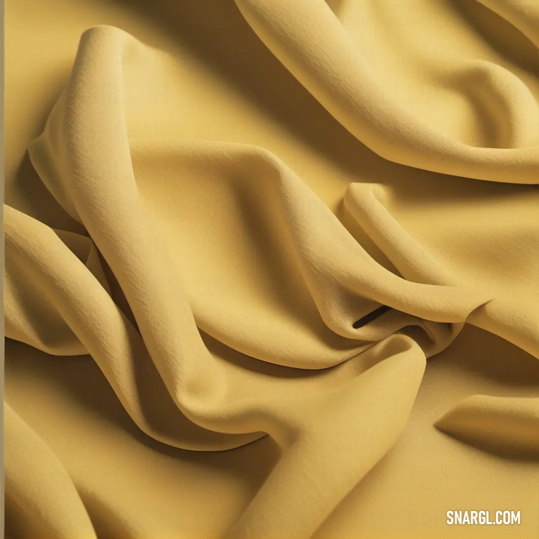 Yellow cloth with a very soft textured surface that is soft and smooth