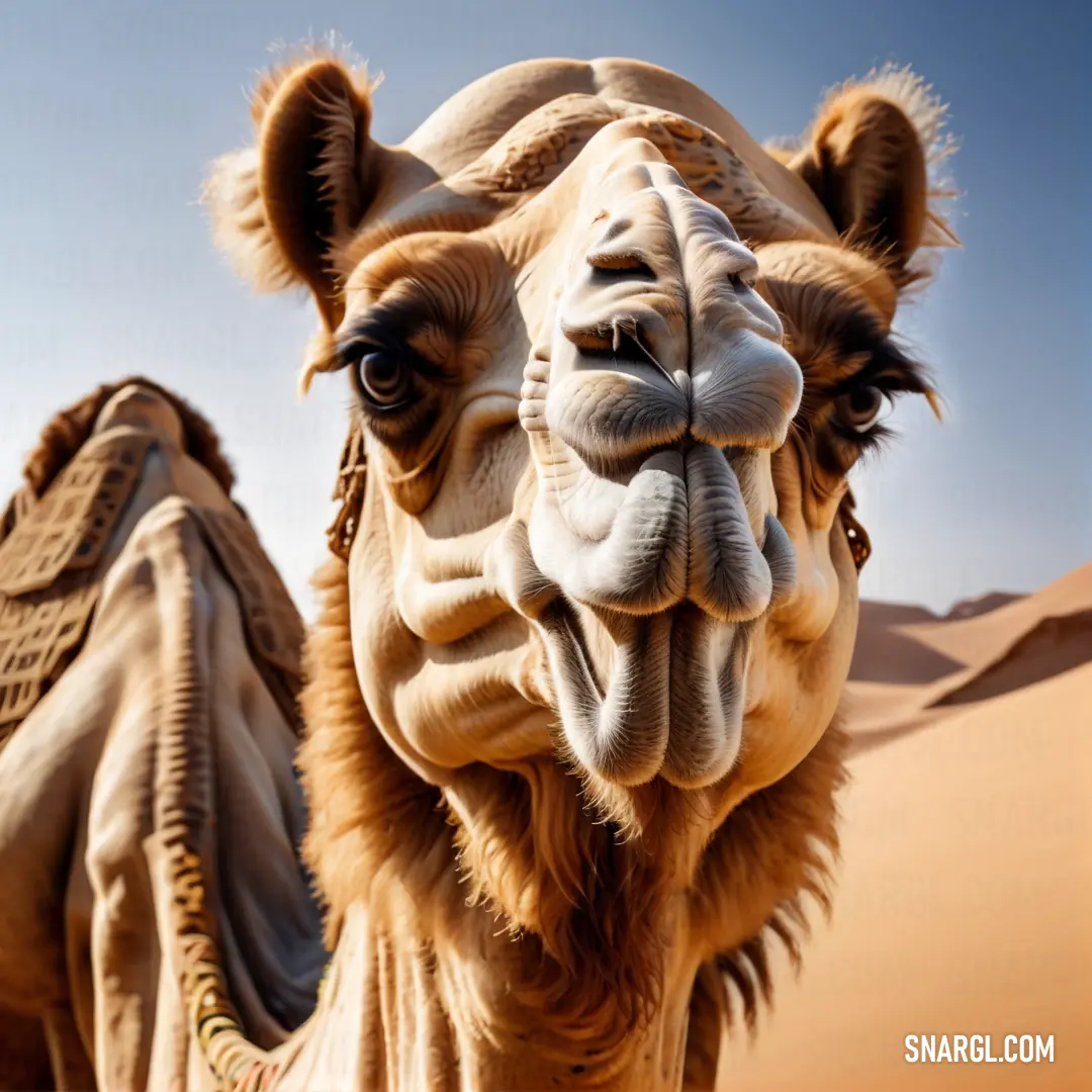 Camel with a very large nose and a very long nose with a very long nose and a very long nose