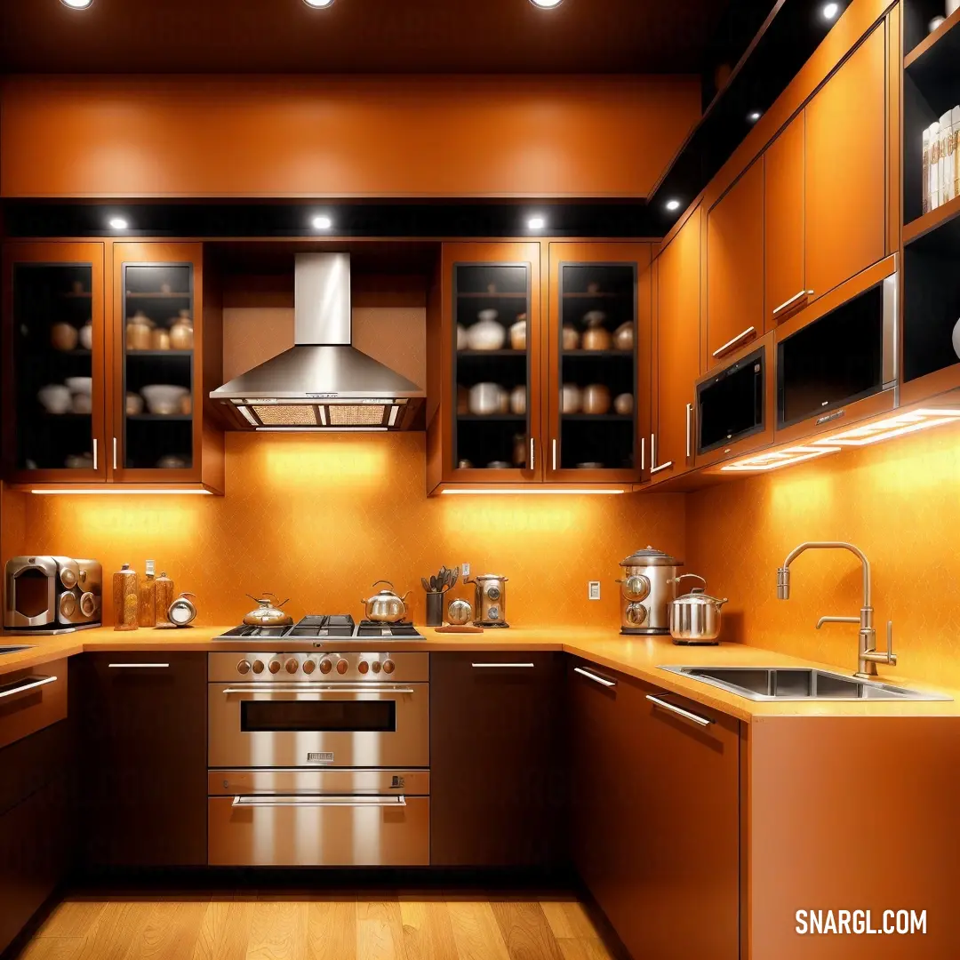 Kitchen with a stove