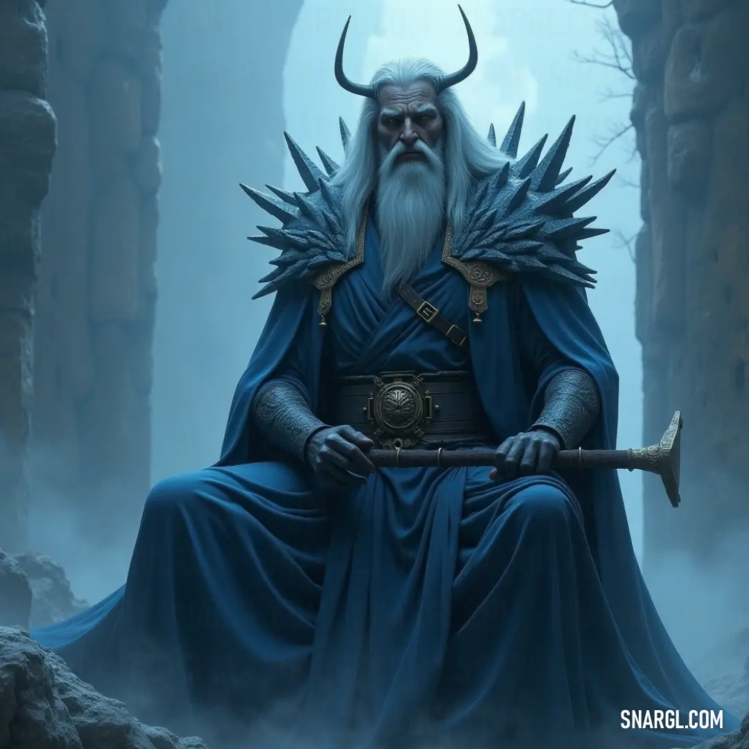 In the stillness of a mystical cave, a venerable sage with an impressive white beard clutches an ancient staff, inviting you to discover hidden wonders in the depths of the earth. A wise sage with a long flowing white beard stands quietly in a shadowy cave, gripping a unique staff, surrounded by the ancient echoes of time. The dim light reveals secrets hidden within the stone walls.