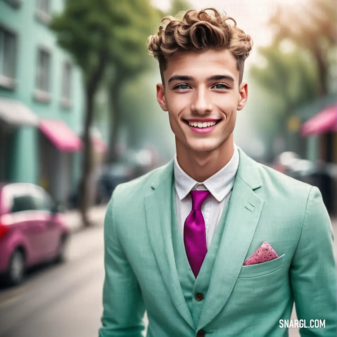 Palette with colors: Pastel blue, Camouflage green and Old Lace Picture with primary colors of Pastel blue, Camouflage green, Old Lace, Laurel green and Tyrian purple