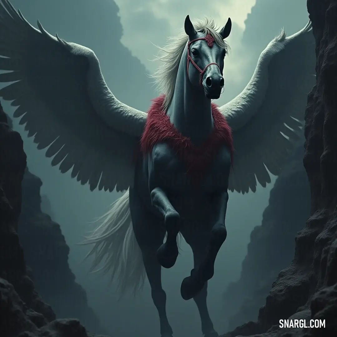 In a mysterious cave illuminated by the soft glow of a moon, a Darkfeather with expansive wings dashes through the rocky landscape, its swift movement echoing in the cavernous shadows.
