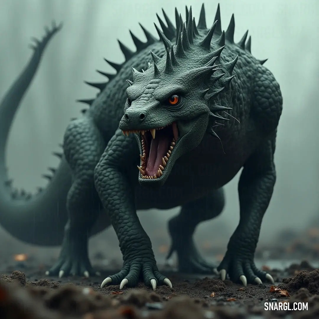 With its jaws agape and teeth bared, this formidable toy Godzilla represents an awe-inspiring blend of terror and fascination, ready to dominate any scene it inhabits. A fierce toy Godzilla figure displays its terrifying mouth wide open, showcasing sharp teeth, an embodiment of raw power and intimidation, waiting to capture the hearts of monster enthusiasts.