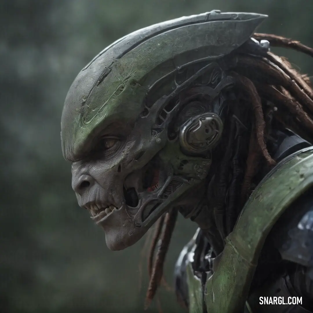 A man with dreadlocks and a helmet gazes into the distance, his face illuminated by the surrounding light. His thoughtful expression conveys a sense of determination, focused on an unseen future.