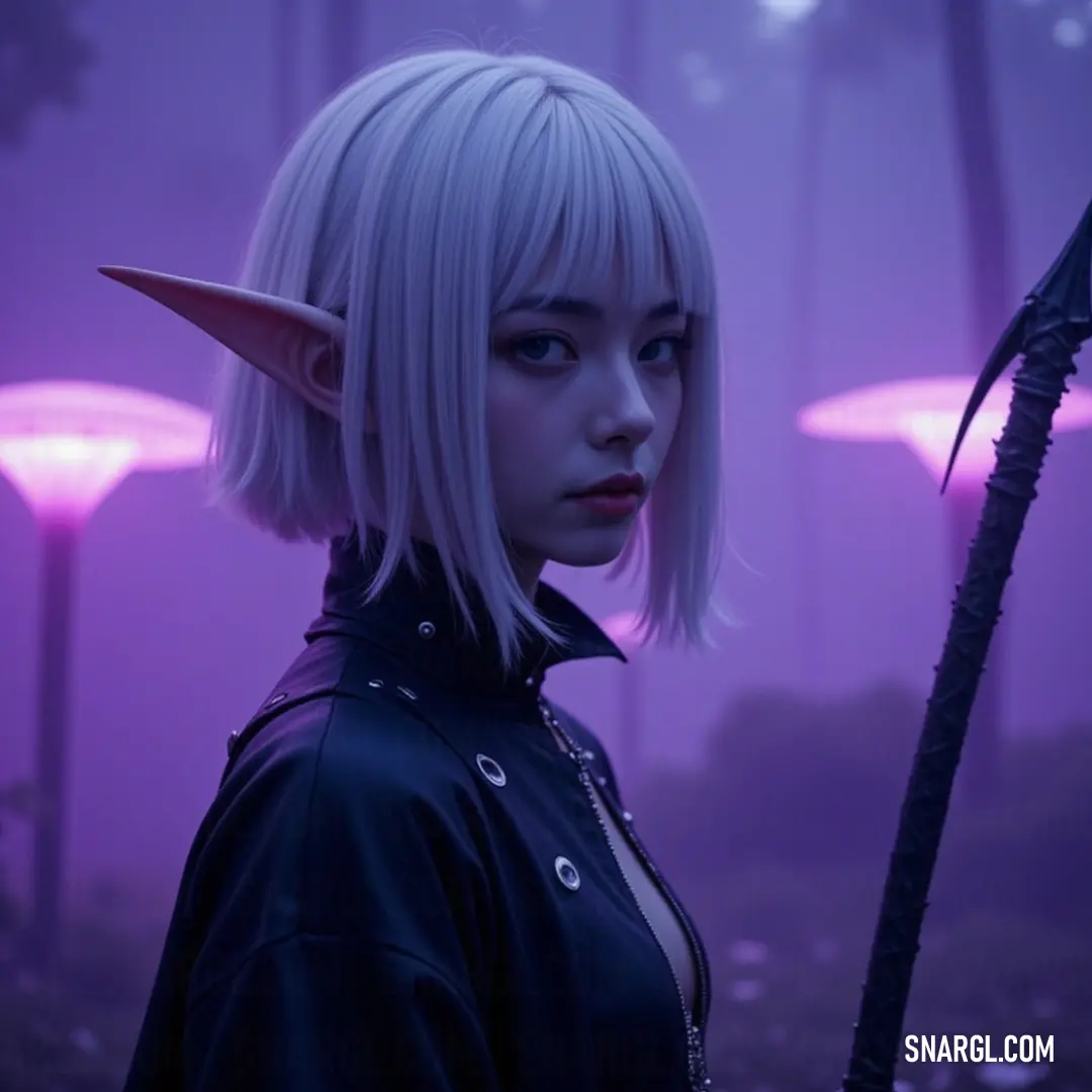 A horned warrior wielding a sword in an enchanting forest filled with colorful mushrooms, blending fantasy with nature's beauty. A mysterious figure with a horned head brandishes a sword amidst a lush forest, the vibrant mushrooms adding an otherworldly touch to this enchanting scene, invoking a sense of adventure and intrigue in the tranquil wilderness.