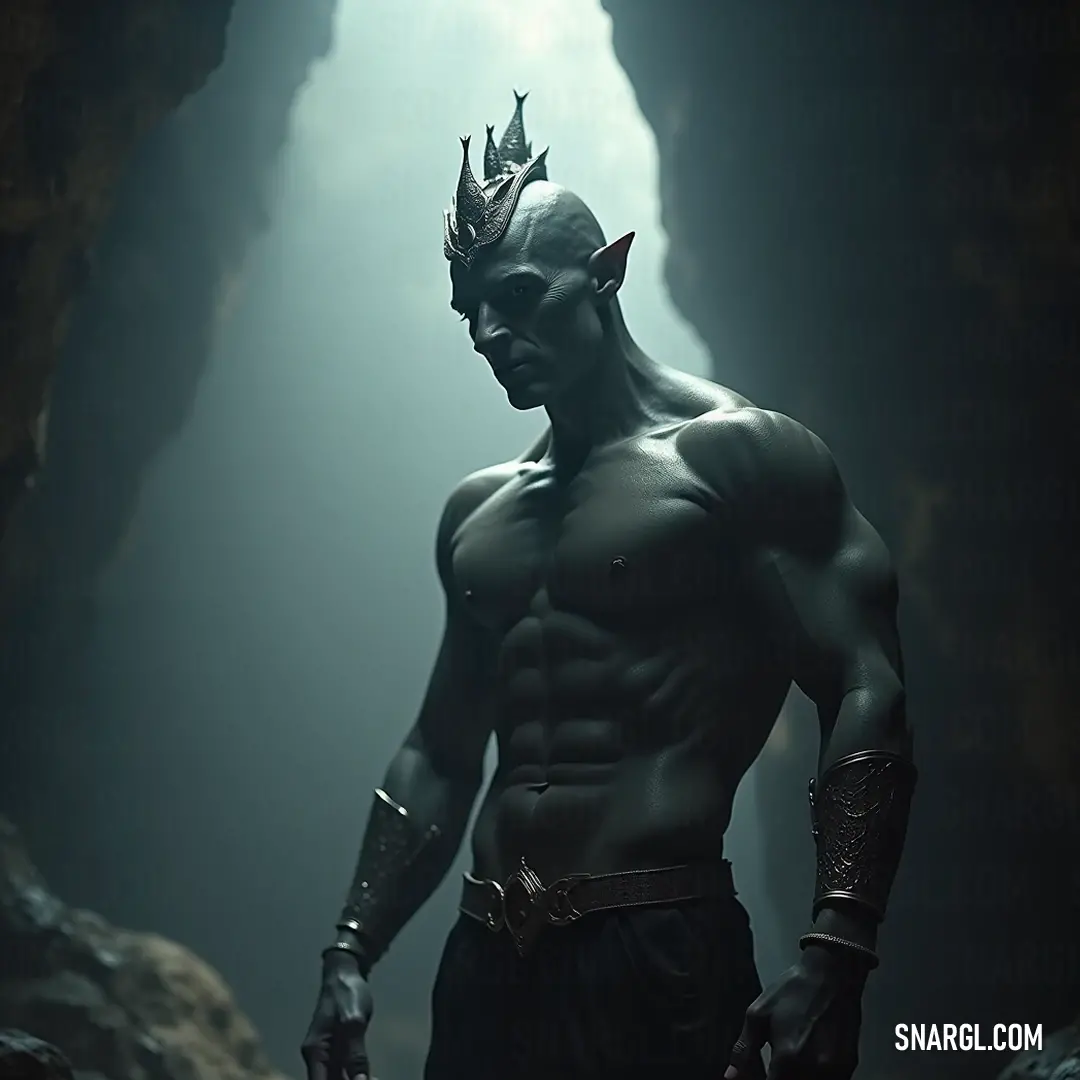 Farid, dressed in an intriguing black attire featuring a prominent horned crown, embodies both elegance and power in this enchanting portrayal. Farid stands in a striking black costume, crowned by a majestic horned headpiece that sets him apart, creating an aura of mystery and strength that captivates all who gaze upon him.