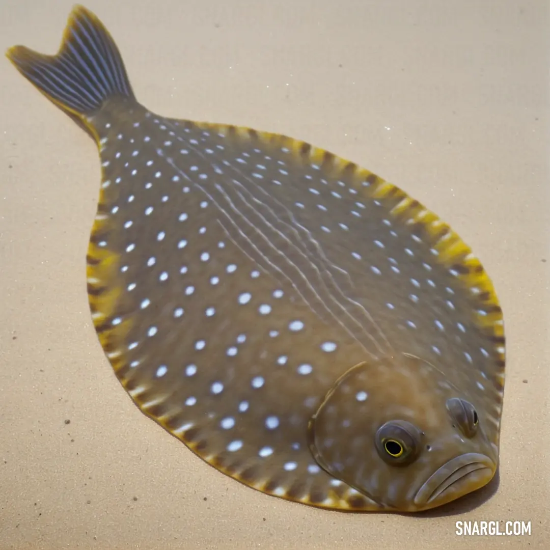 Fish with white spots on it's body and a yellow body and tail
