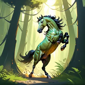 Forest horse