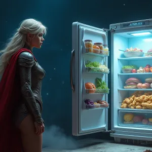 Fridge Of Delights: A Cosmic Culinary Adventure in Lunar Crystal Guardians
