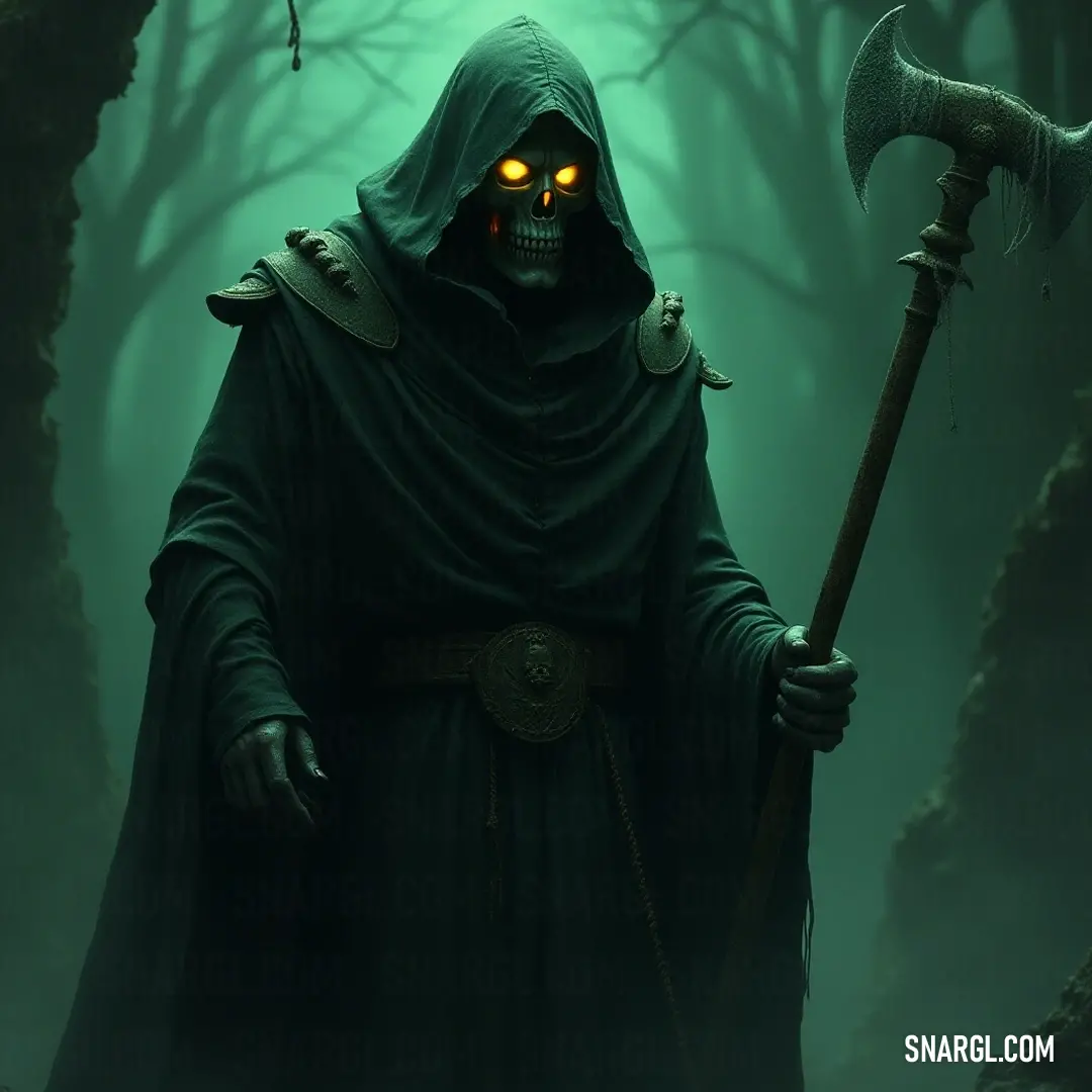 The mysterious figure of Grim casts a shadowy presence, evoking thoughts of lore steeped in darkness, inviting onlookers to ponder the story behind his enigmatic existence. An enigmatic character known as Grim stands engulfed in shadows, an aura of mystery surrounding him, inviting curiosity and raising questions about the secrets he holds.