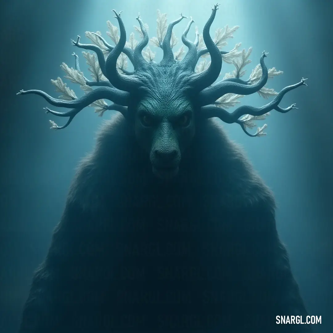 The Grove Keeper, with its unique hairstyle and magical glow, embodies the spirit of the water, standing watch in a peaceful aquatic landscape. A mystical Grove Keeper wades through tranquil waters, its peculiar hairstyle illuminated by a radiant beam of light, creating an enchanting aura around it as it stands sentinel in this serene aquatic setting.