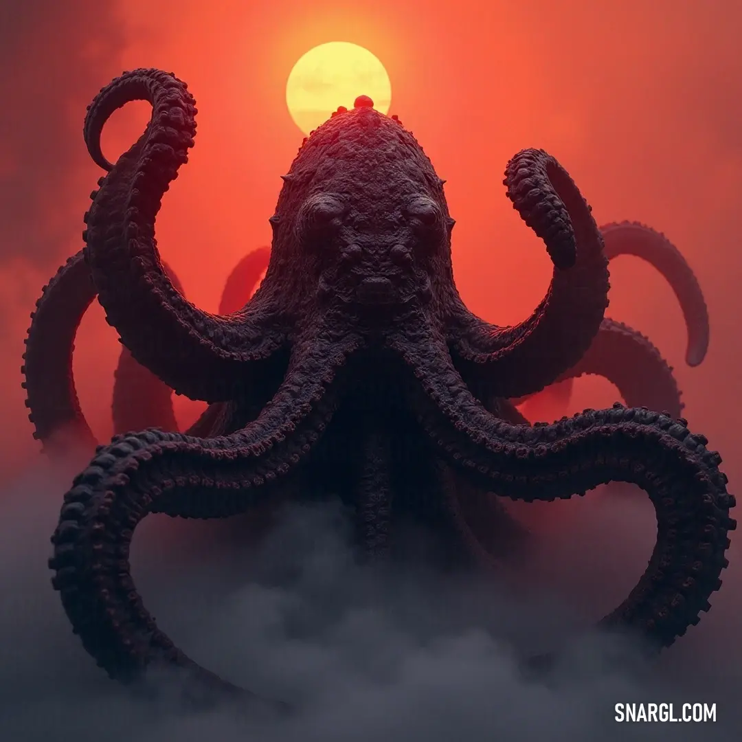 The enchanting Hydra Kraken stands proud among the clouds, its numerous heads glowing in the warm embrace of the sun, a guardian of the skies. In a celestial dance, the Hydra Kraken emerges from the clouds, its many heads basking in the golden sunlight, creating an ethereal spectacle against the blue sky.