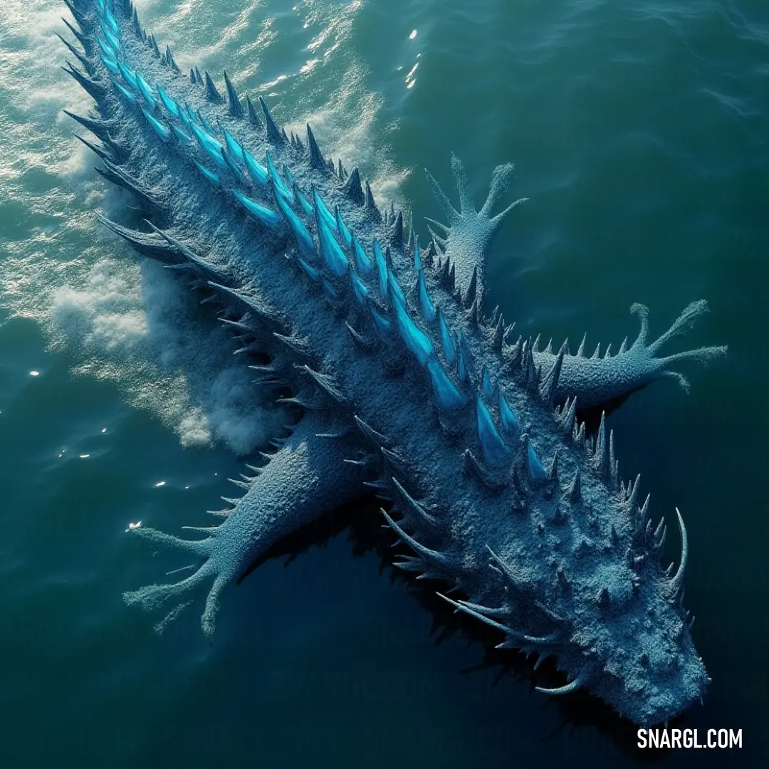 The majestic blue Jörmungandr glides effortlessly through tranquil waters, its wings outstretched and eyes alive with spirit, encapsulating the wonder of mythical creatures in nature's embrace. A magnificent blue Jörmungandr floats gracefully on the water's surface, wings spread wide, eyes shimmering with life, embodying the spirit of freedom and ancient legends that speak of the mighty serpent.