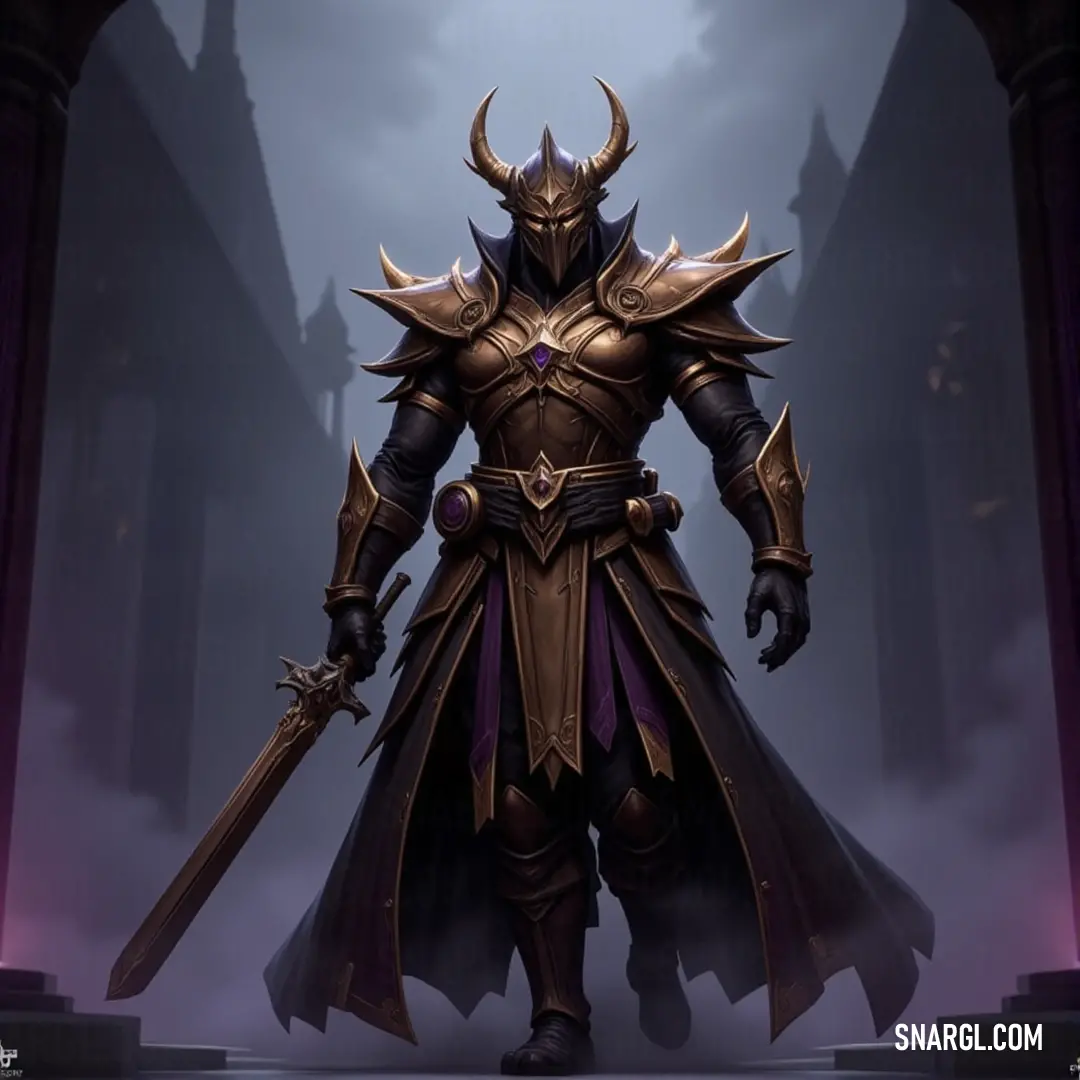 Kabal, a mighty warrior in full armor, stands in a foggy landscape, his sword ready for the unknown. Kabal, a warrior clad in intricately detailed armor, grips his sword tightly as he faces an ominous fog. The mysterious setting amplifies his presence, making him appear as a figure of legend in a forgotten realm.