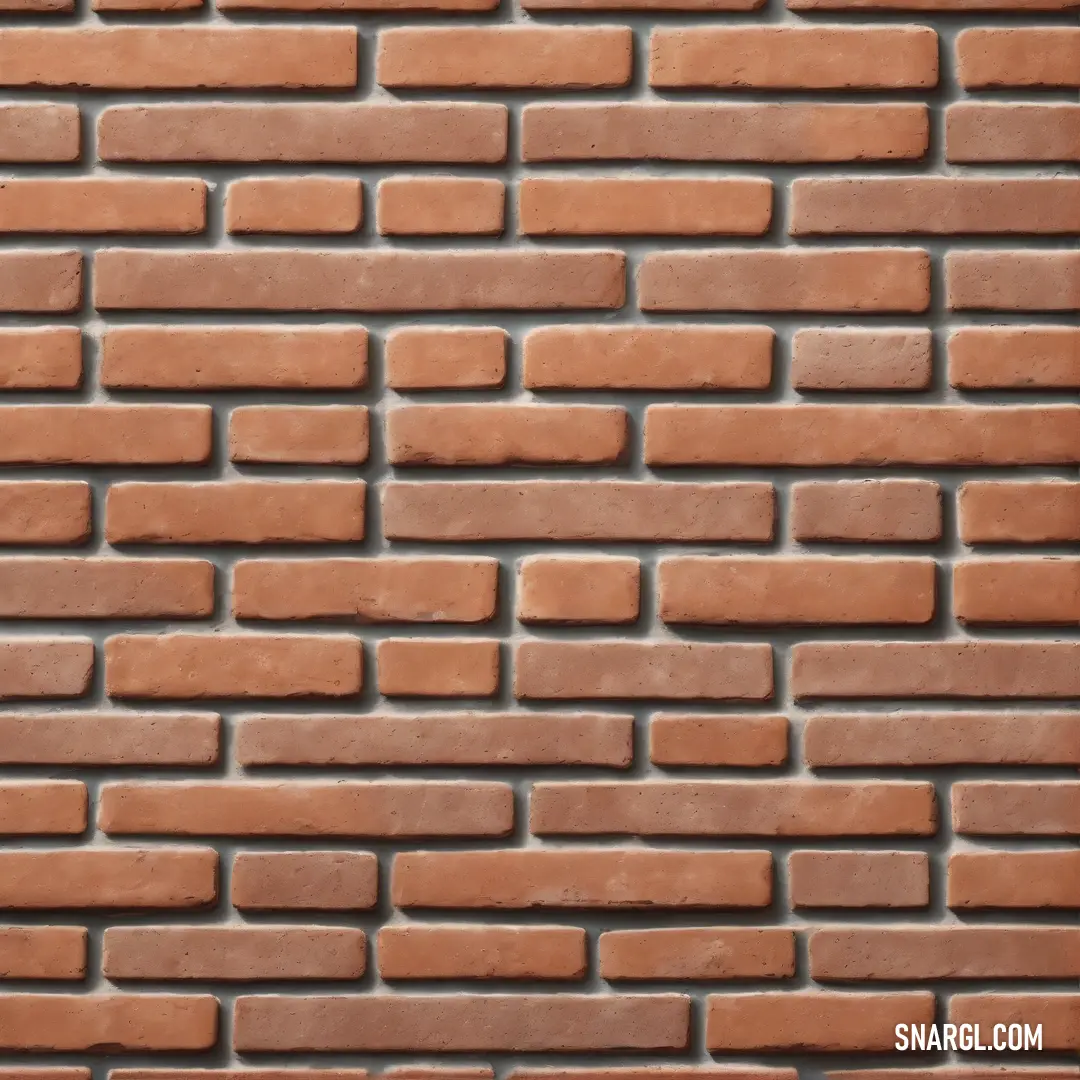 Light taupe color example: Brick wall with a red brick pattern on it's side