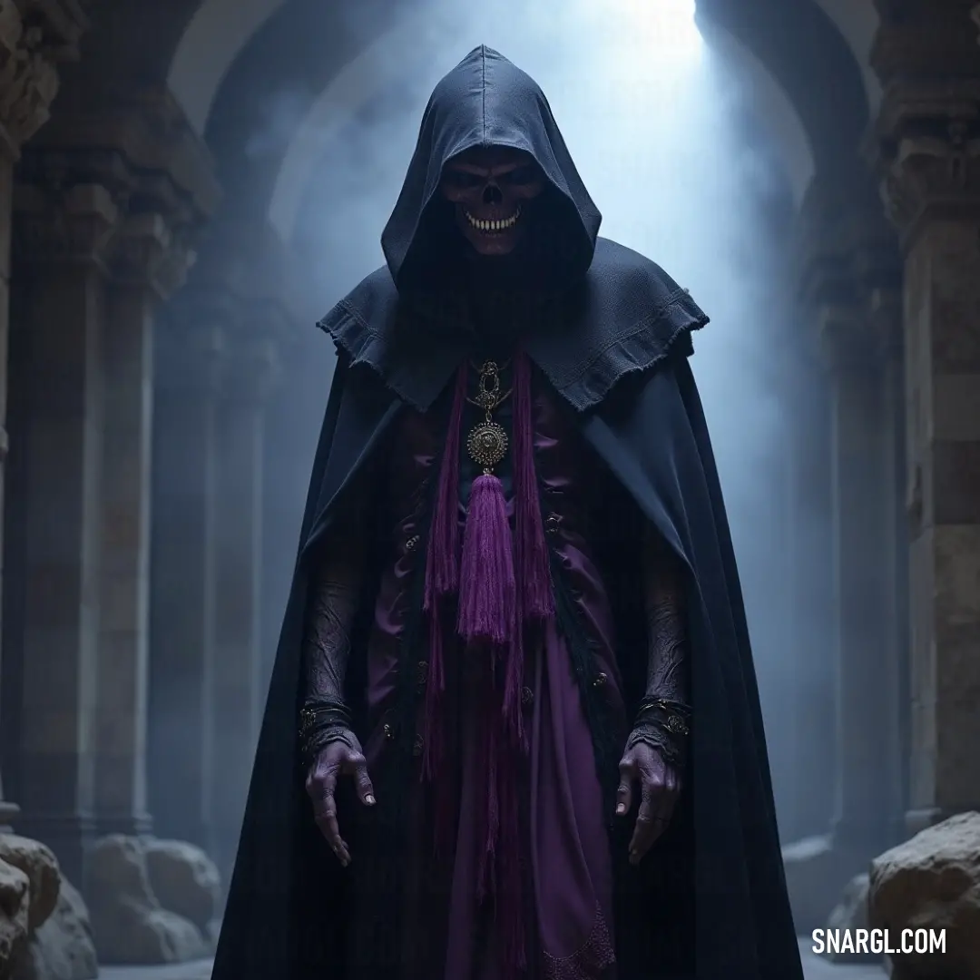 A mysterious Malignant Wraith cloaked in darkness stands in a fog-filled room, illuminated by a mysterious light, evoking a sense of intrigue and suspense. A Malignant Wraith cloaked in shadows stands amid thick fog, its dark costume accentuated by an ethereal light filtering from above. The ambiance is thick with intrigue, hinting at dark secrets hidden within this veiled realm.