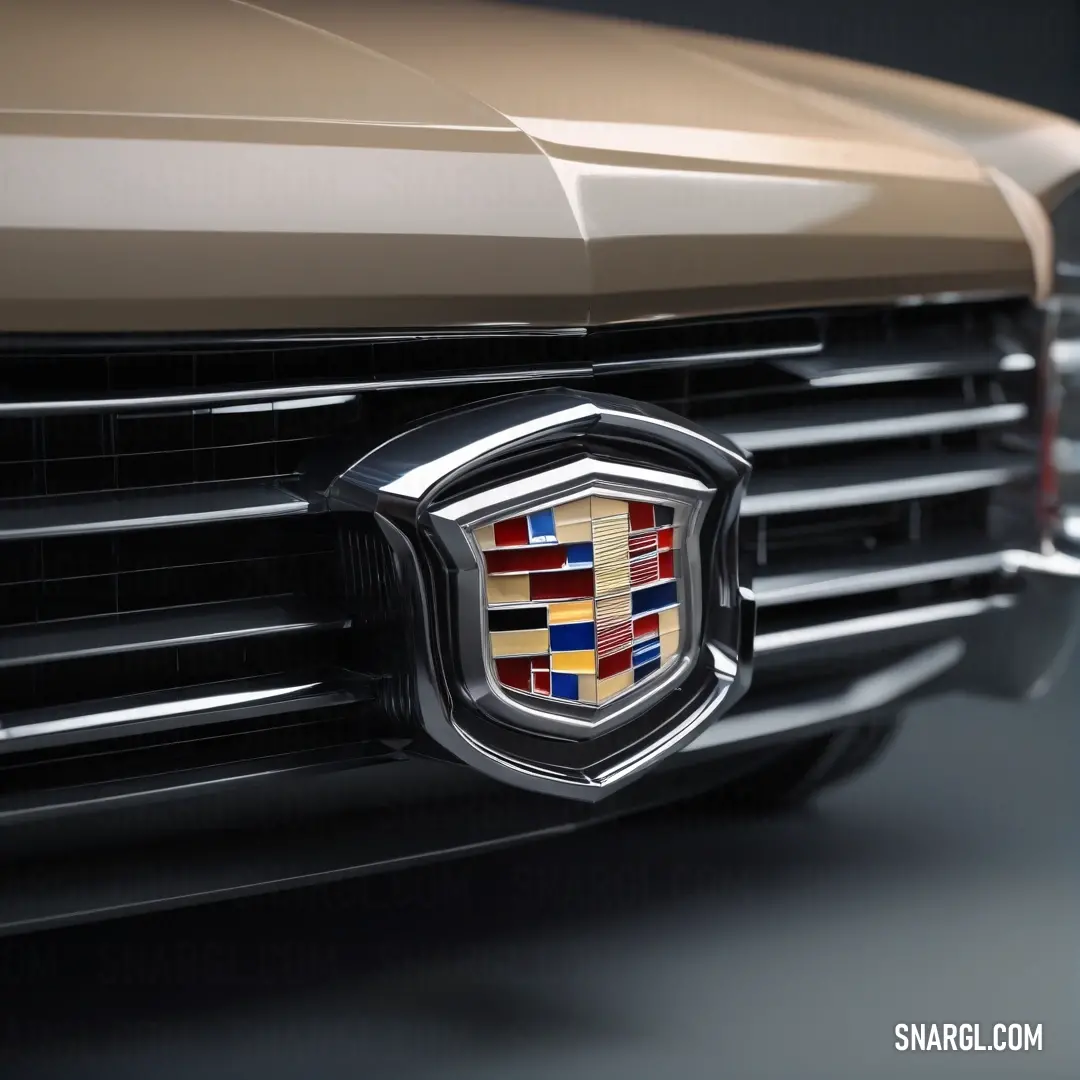 A detailed view of a car's grille with a serene black backdrop, featuring an emblem proudly displayed, embodying the spirit of automotive craftsmanship and design.