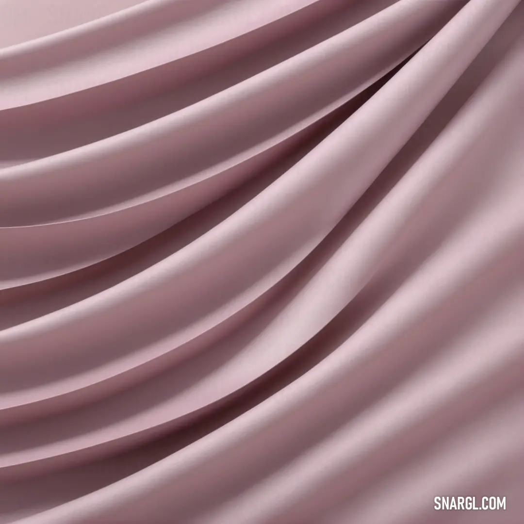 Close up of a pink fabric with a very soft feel to it's surface and folds in the background. Example of NCS S 1515-R20B color.