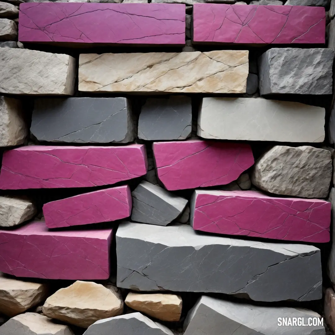 Pile of rocks with pink and grey colors on them photo by steve jones / shutterstocker com. Example of #858583 color.