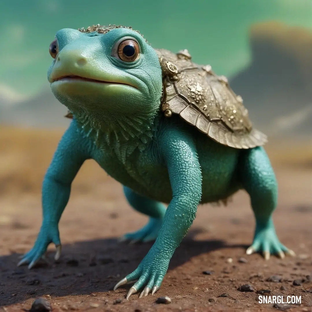 A cute small turtle, featuring delicate markings on its tiny shell, is gently resting on its back legs and head, showcasing its charm. This adorable creature invites admiration for the beauty of the smaller inhabitants of our planet.