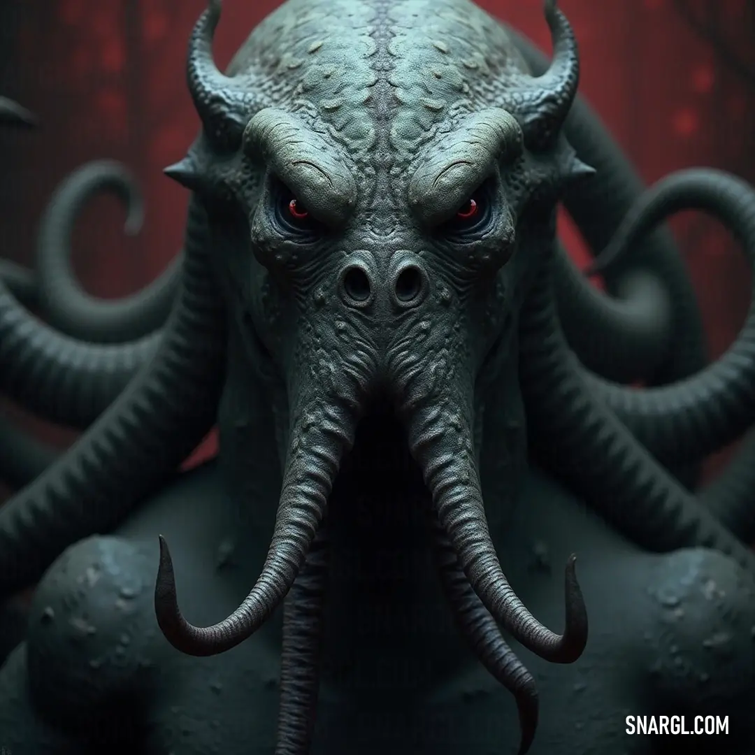 A bizarre Nereus stares intently from a vivid red background, its unique features and expressive eyes creating a striking visual that evokes a sense of the mysterious life forms lurking in the ocean's depths. A peculiar Nereus gazes with an unusual expression from its mesmerizing red backdrop. Its vibrant eyes convey curiosity and intrigue, making this image a captivating exploration of the otherworldly beings beneath the waves.