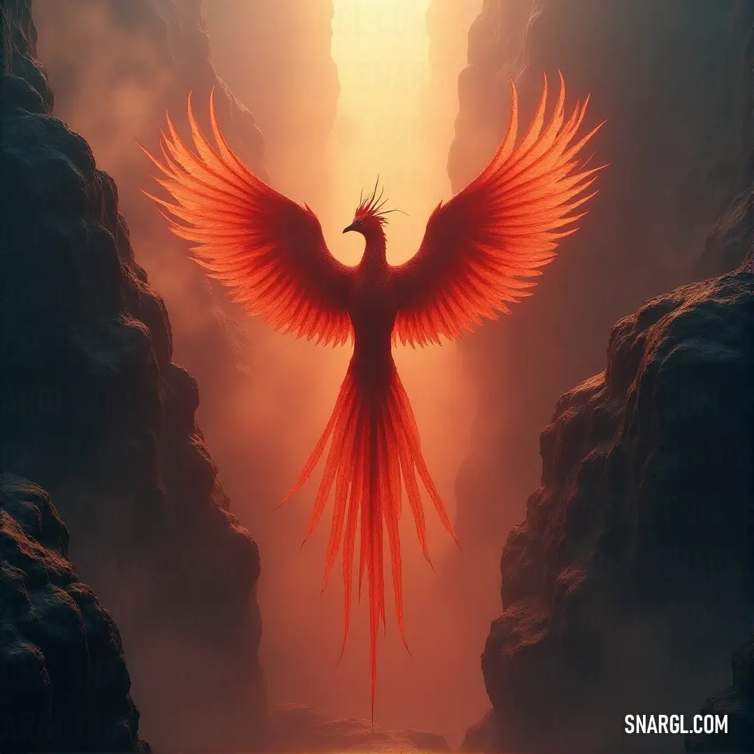 Nova with expansive wings flying over a canyon, sunlight glowing from behind, with fog drifting through the sky. Nova, with massive wings outstretched, flies over a vast canyon, the sun casting a warm glow from behind and a soft mist swirling in the air. The scene captures the creature’s majestic flight through a dramatic and awe-inspiring landscape.