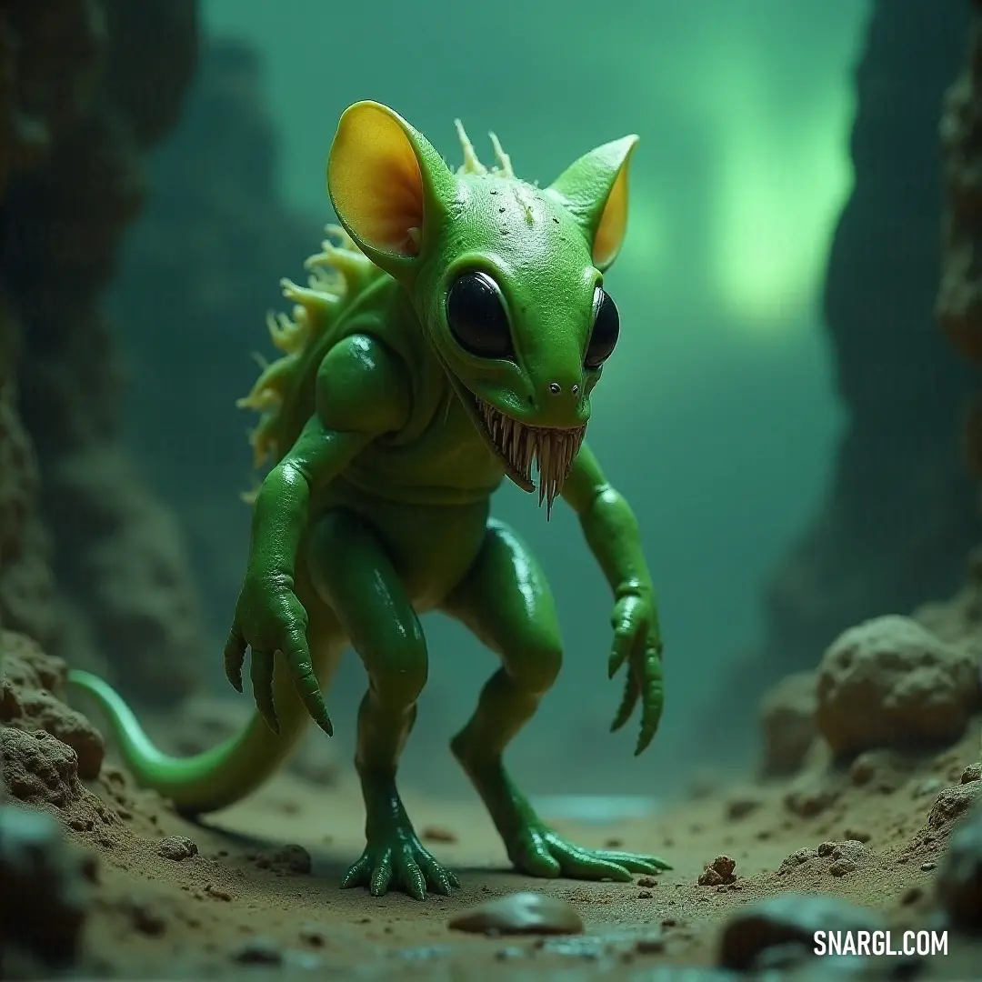 An agile and efficient hunter, the Olyrian uses its sharp teeth to expertly catch prey, making the most of every opportunity in its environment. With razor-sharp teeth designed for precision, the Olyrians are expert hunters, efficiently capturing prey to sustain themselves in their harsh environment.