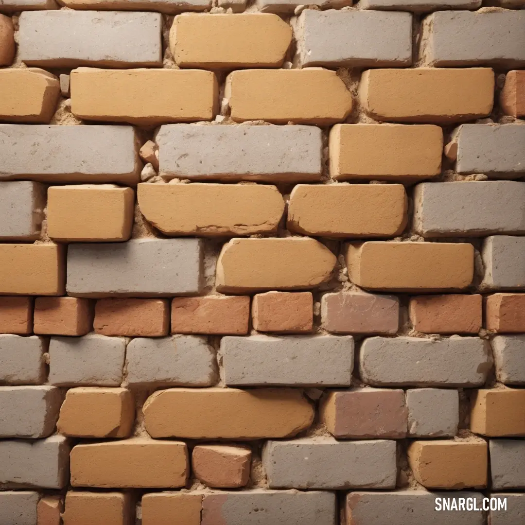 A close-up of a weathered brick wall, showcasing the rich, earthy brown color of the bricks. The rough texture and natural patterns create a feeling of rustic durability and history.