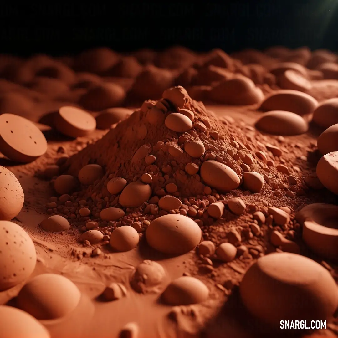 A serene display of rocks and eggs positioned on a table, bathed in a spotlight against a dark background, creating a magically illuminated moment that evokes feelings of curiosity.