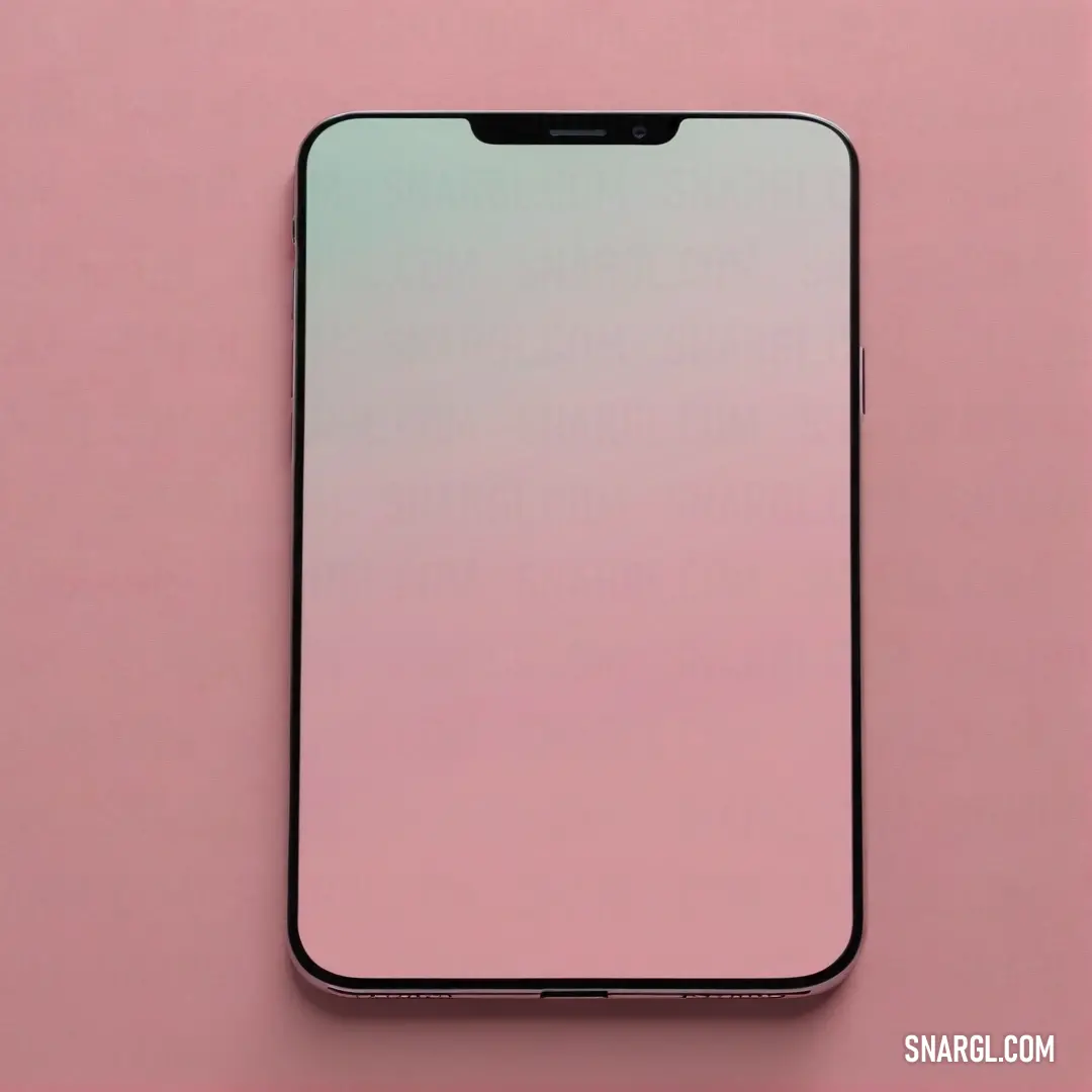 A stylish phone is set against a vibrant pink background, its sleek design and glossy finish reflecting light. The dynamic color combination creates an exciting visual, appealing to tech enthusiasts and fashion lovers alike.