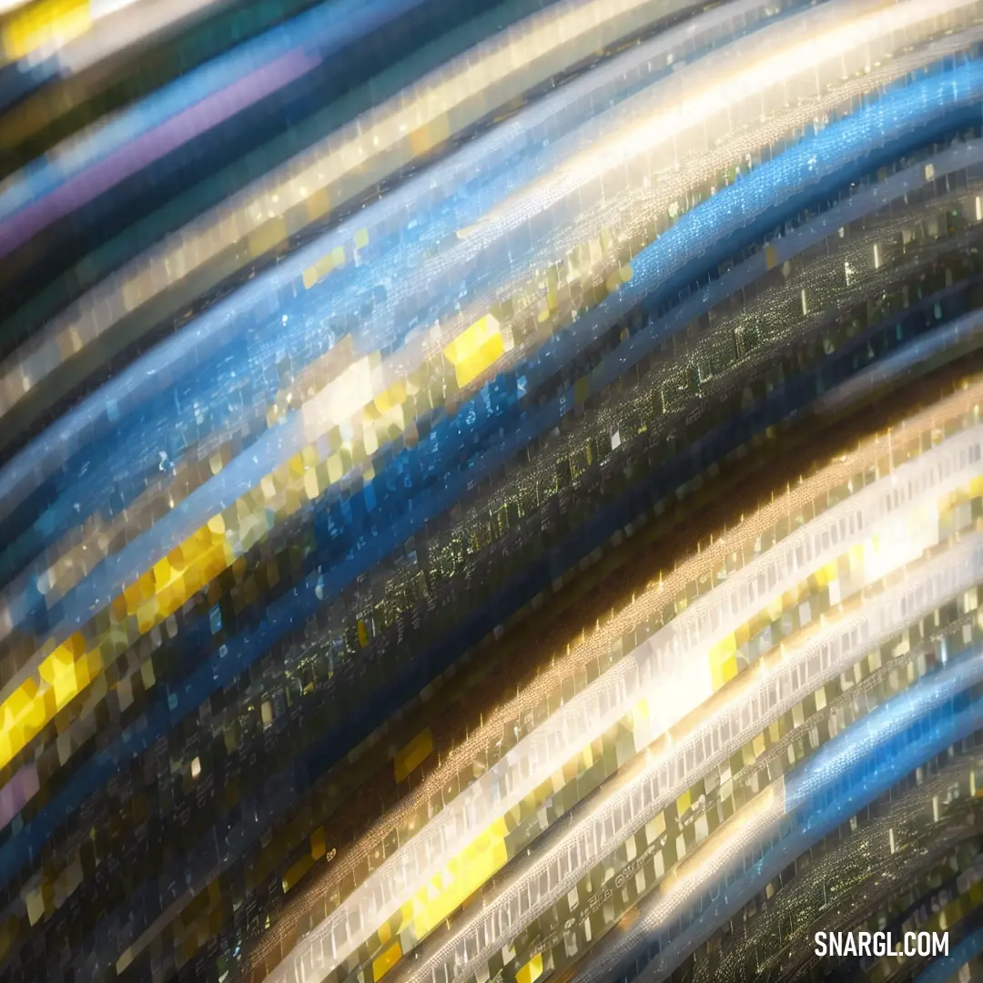 Close up of a bunch of different colored wires with a blurry background. Example of CMYK 100,58,0,42 color.
