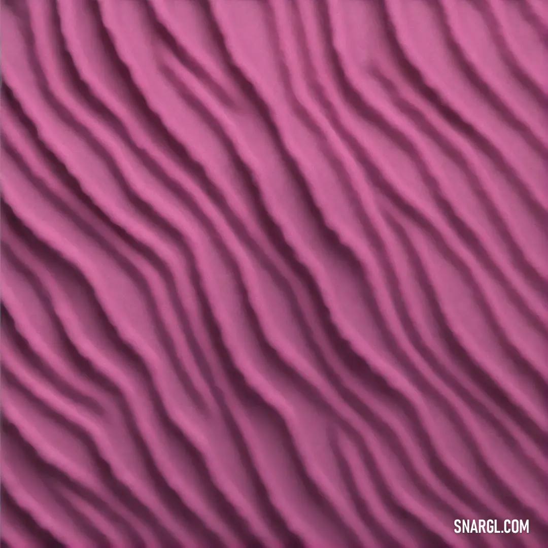 Pink background with wavy lines and a black border in the middle of the image is a square frame. Example of RGB 204,108,166 color.