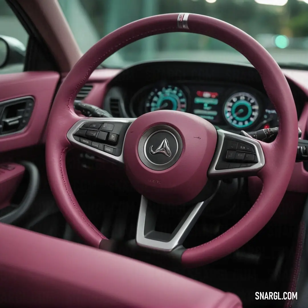 A well-designed car dashboard featuring a sleek steering wheel and illuminated dashboard lights, inviting you to embark on an exhilarating journey while surrounded by cutting-edge technology.