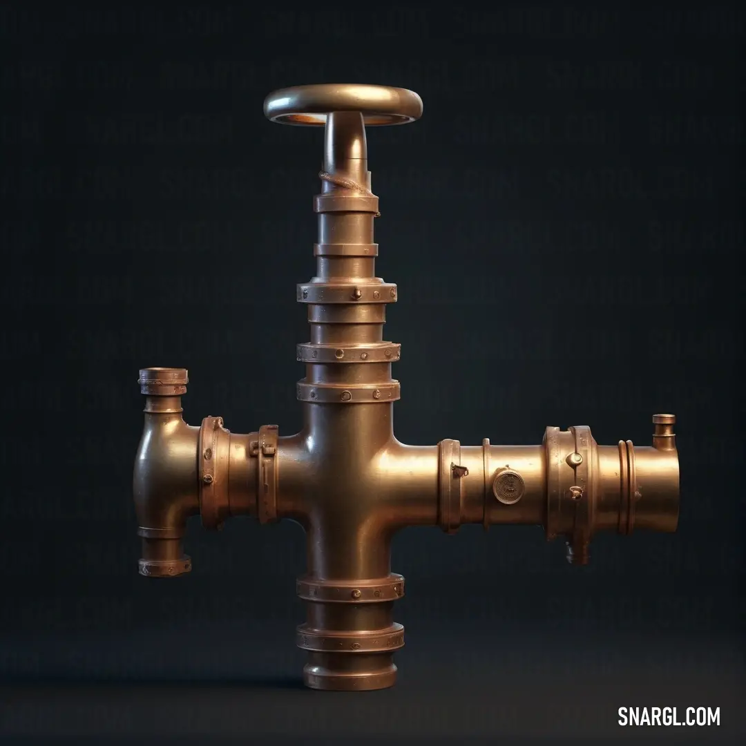 A stunning bronze faucet exuding elegance against a stark black backdrop, highlighting its intricate details and rich color tones, creating an eye-catching centerpiece in any kitchen or bathroom setting.