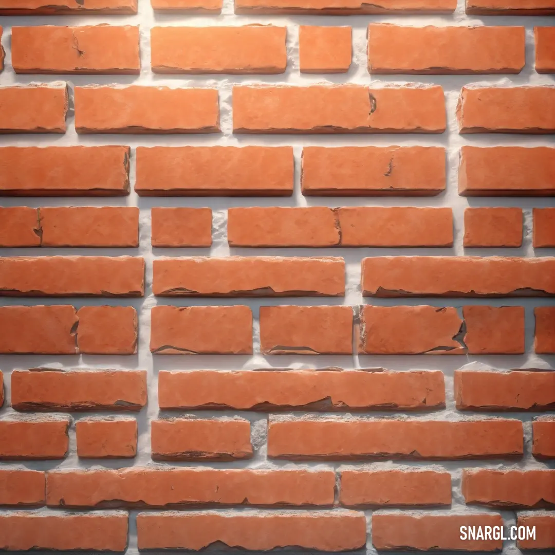 A striking brick wall made of rich red bricks serves as a textured backdrop, complemented by a bright white background. This bold combination creates a dynamic visual that exudes warmth and character, perfect for adding depth to any space.