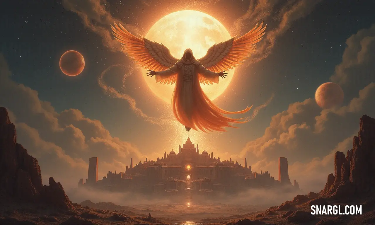 A stunning image of a Phaeton soaring above a grand castle under the luminous full moon, evoking a sense of wonder and magic in the night sky. A celestial Phaeton gliding gracefully above a majestic castle, illuminated by the radiant light of a full moon, casting a serene glow over the enchanted landscape below.