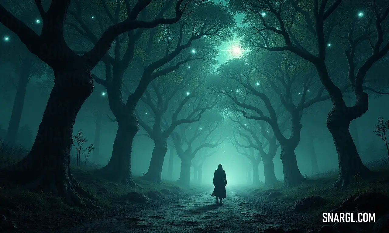 A mystical image capturing a Phaeton in a dark forest, illuminated by a gentle light, beckoning adventurers to follow the intriguing path into the depths of nature's secrets. In a shadowy forest at night, a Phaeton stands illuminated by a soft light, guiding a mysterious path leading deeper into the enchanting woods filled with secrets waiting to be uncovered.