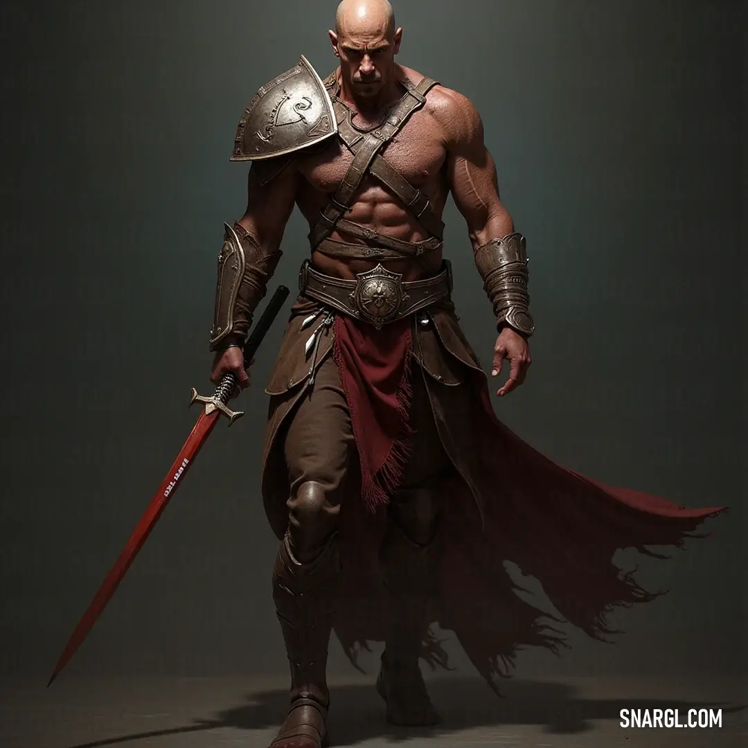 A spectral warrior clad in ancient armor, gripping a gleaming sword tightly. His helmet glimmers in the faint light, hinting at a past filled with battles and honor, standing resolute as echoes of the past swirl around him.