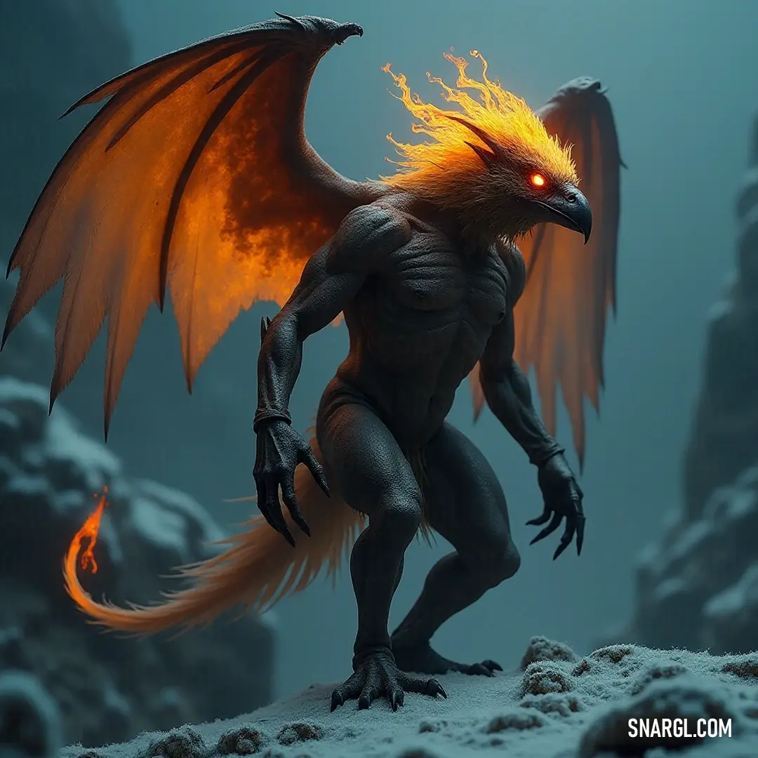 Phenex illuminated by soft yellow light casts an enchanting glow over its wings and face, evoking a sense of fantastical grace. Phenex radiates warmth with a soft yellow light bathing its face and wings, creating an enchanting visual of beauty and ethereal grace against an otherworldly backdrop.