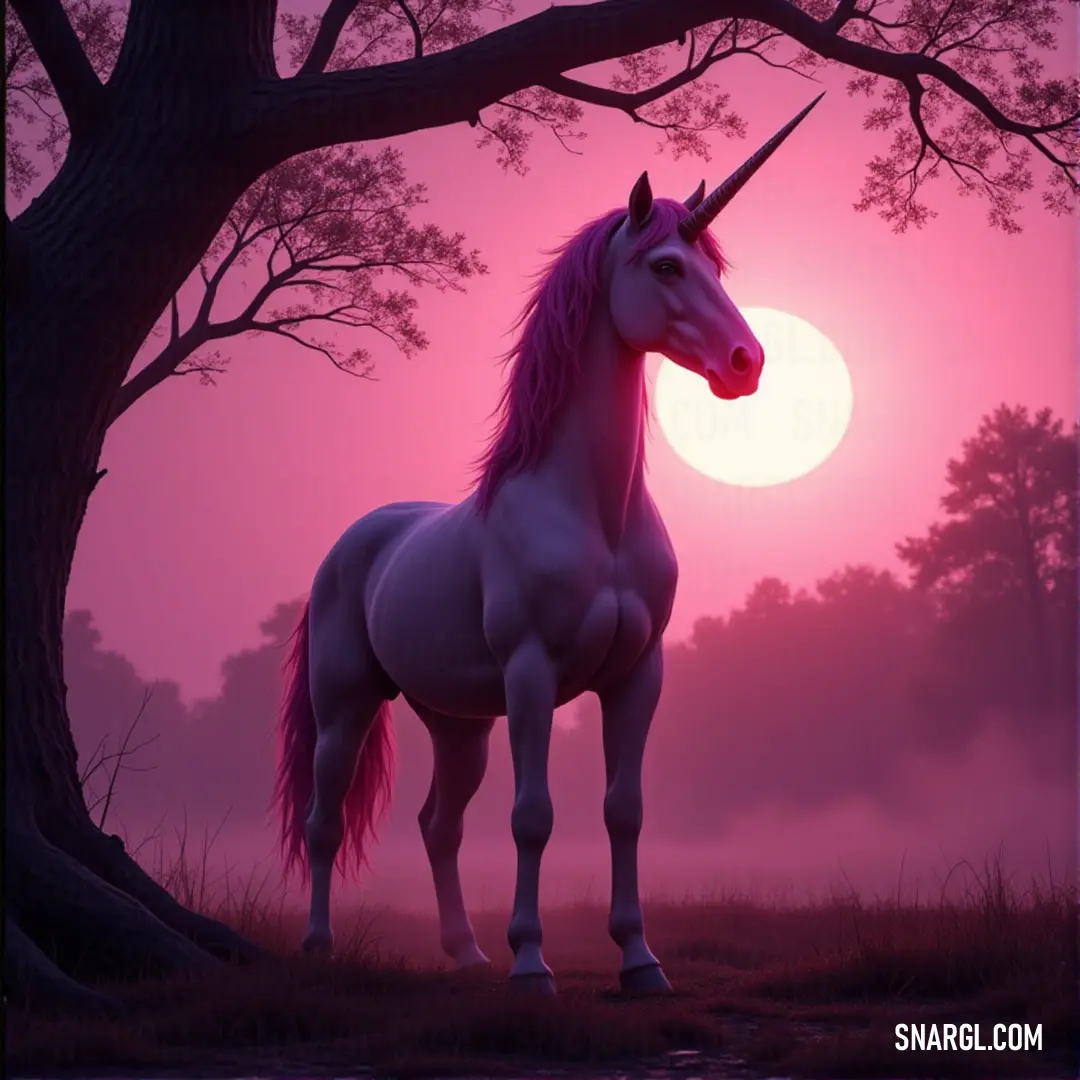 A prismatic unicorn stands in a grassy field at sunset, its shimmering coat reflecting the glowing colors of the sky, creating a dreamlike moment of calm and beauty. A prismatic unicorn stands serenely in a field of tall grass, bathed in the soft light of a stunning sunset. The unicorn's iridescent coat reflects the colors of the sky, creating a radiant contrast against the peaceful setting.