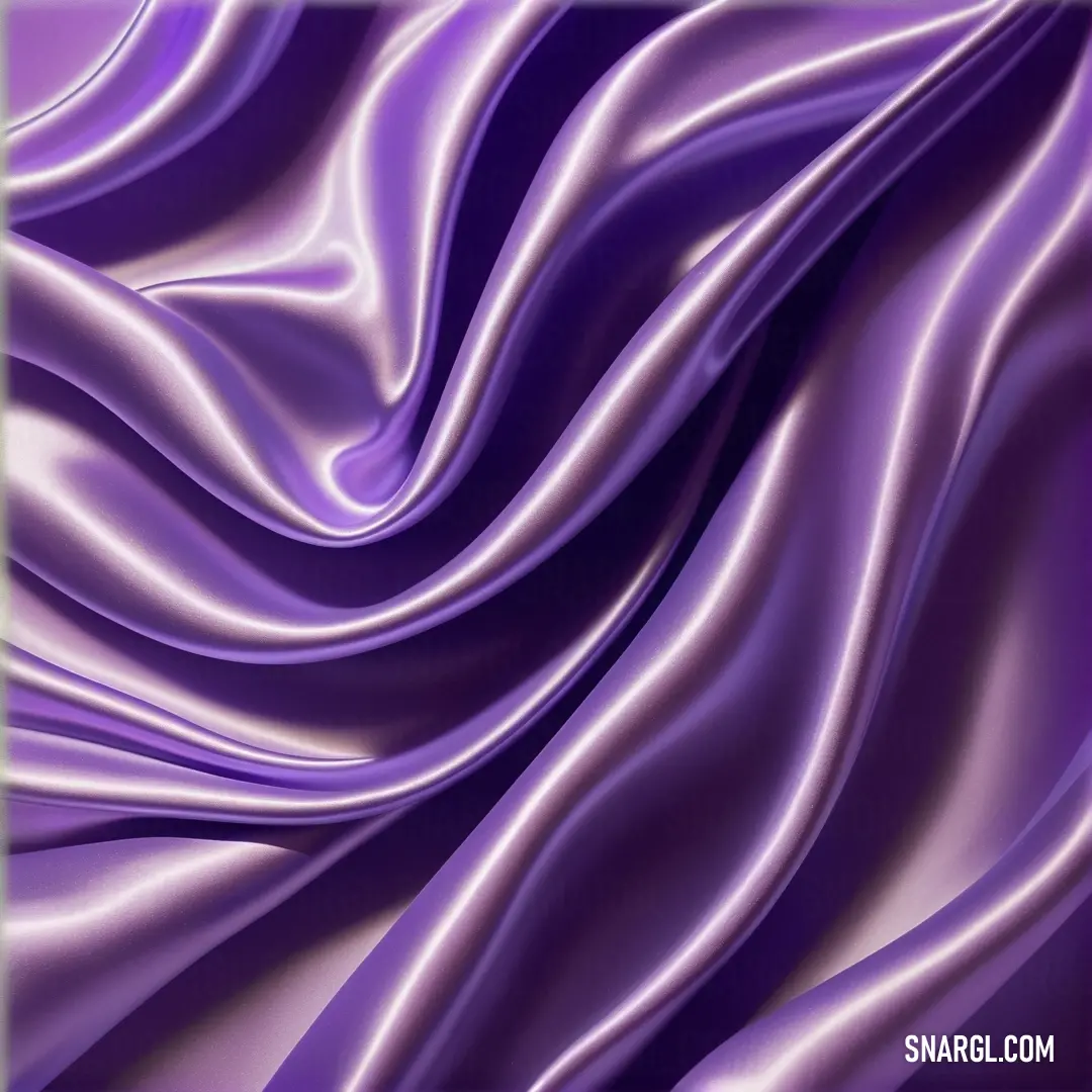 Purple silk fabric with a square frame in the center of it. Example of RGB 124,111,161 color.
