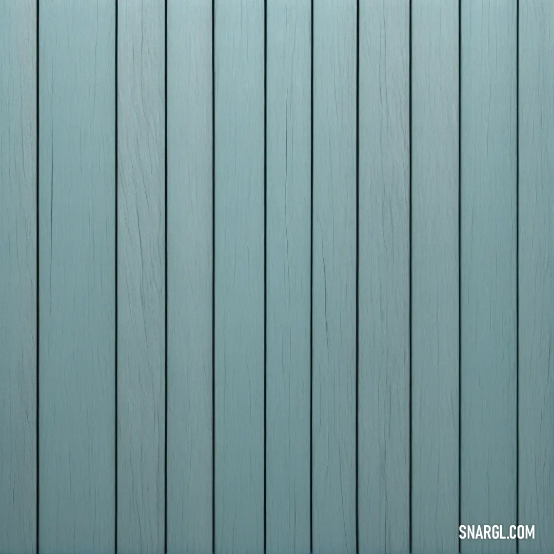 A blue wall with vertical stripes, featuring a white clock beside it. The minimalist design and soft hues of blue create a calm, structured environment, perfect for a modern, clean aesthetic.