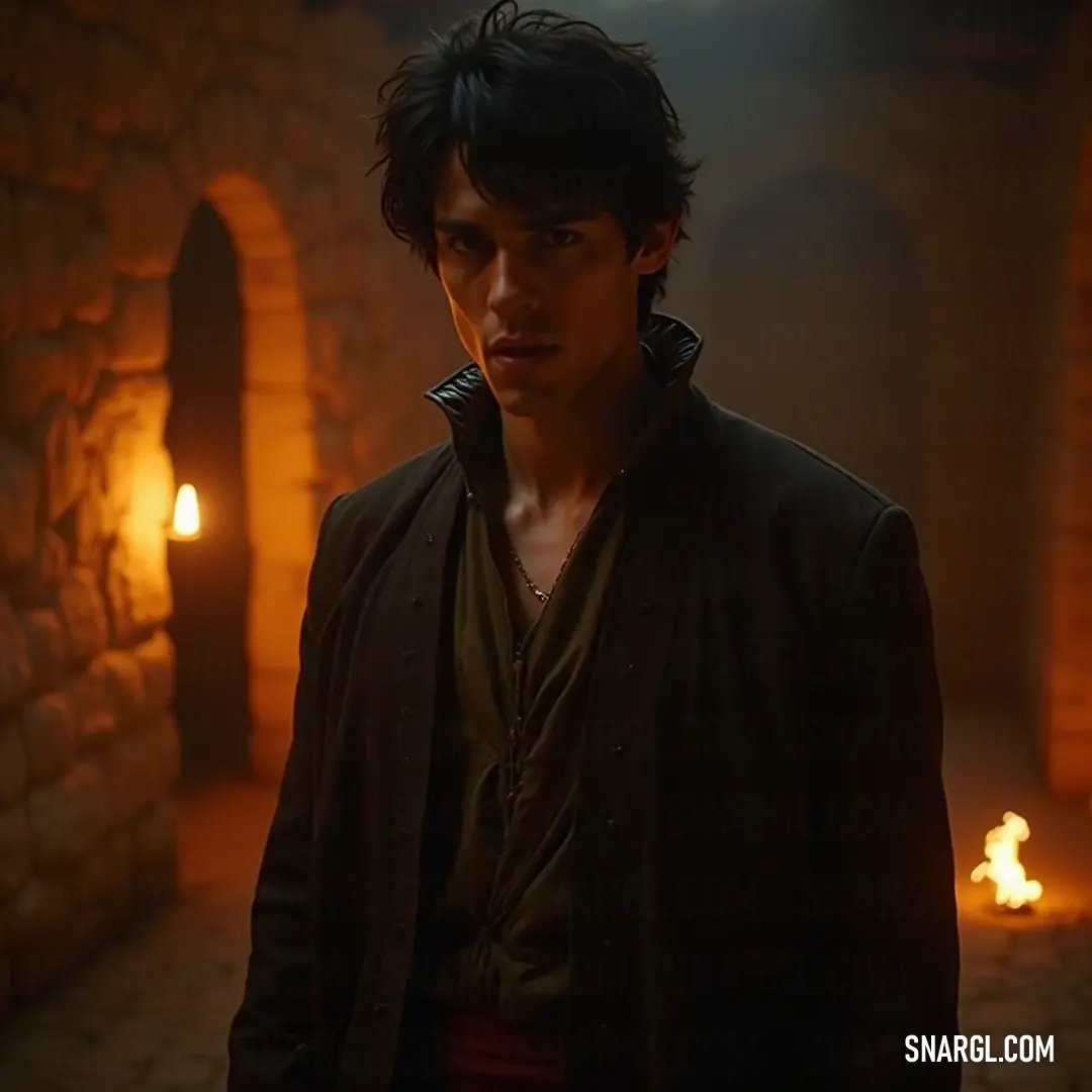 A solitary figure stands in a dimly lit tunnel, with the flickering candlelight in the background adding depth to the contemplative scene, inviting thoughts of exploration and resilience. A reflective figure stands in a shadowy tunnel, illuminated by the soft glow of a lit candle in the background, creating a poignant atmosphere filled with determination and introspection.