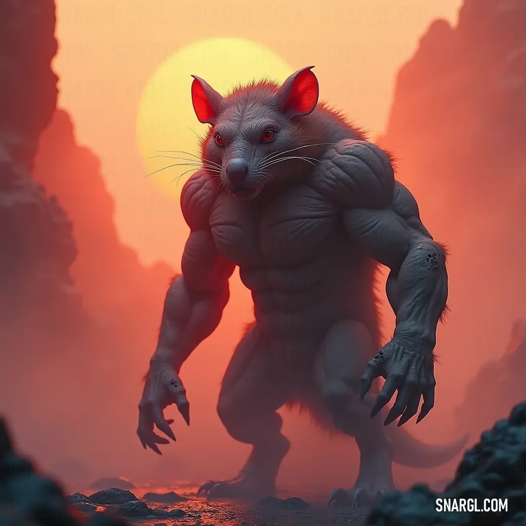 A striking Rax rests within a cave as the first light of dawn spills through the entrance, illuminating the cave's rugged beauty, creating a breathtaking tableau of nature's artistry waiting to be discovered. This captivating depiction portrays a Rax in a mystical cave, where ochre hues of sunrise blend with rock formations. The atmosphere is charged with vibrancy, inviting curiosity as if unveiling otherworldly secrets hidden within the cave.