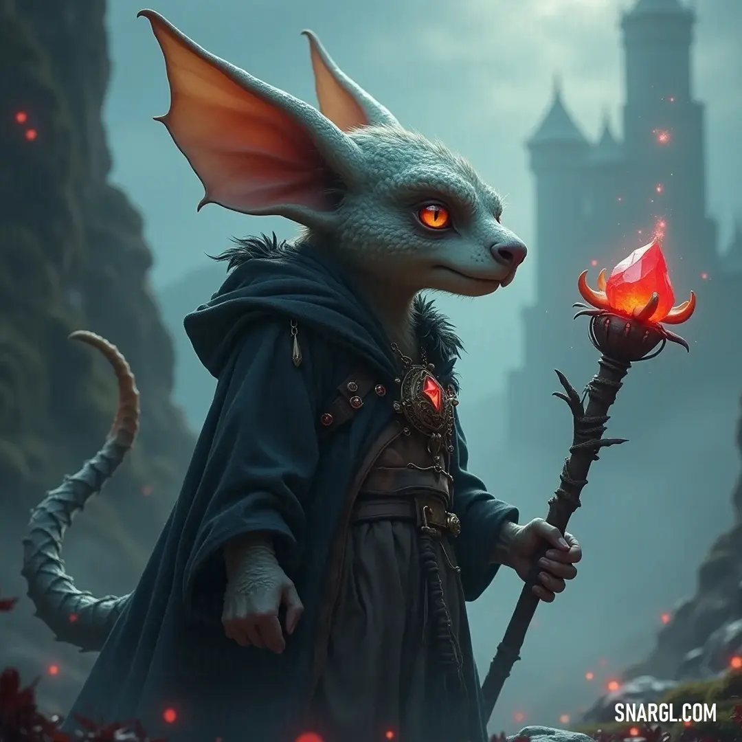 In a moment of beauty and grace, this fantastical character presents a red rose while accompanied by a splendid Rixis, showcasing a bond that transcends the ordinary realms of adventure. A character from a captivating fantasy narrative cradles a red rose delicately in one hand while a majestic Rixis perches elegantly on his shoulder, set against a magical backdrop.